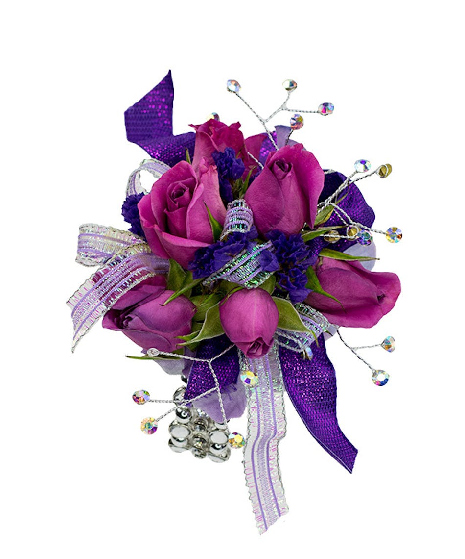 Royal Purple Wrist Corsage Mobile Florist Flowers Mobile AL