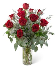 Elegance & Grace Long Stemmed Red Roses